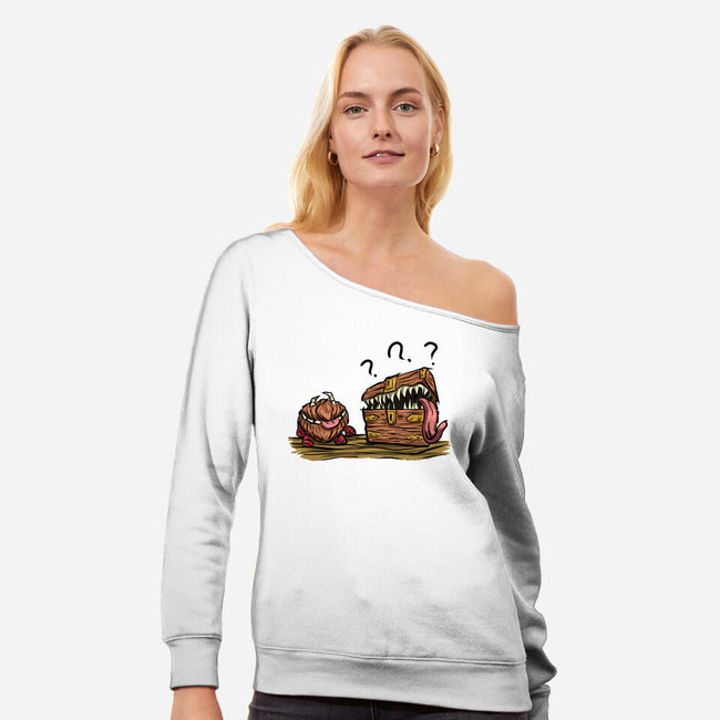 Two Mimics-Womens-Off Shoulder-Sweatshirt-nickzzarto