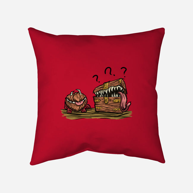 Two Mimics-None-Removable Cover w Insert-Throw Pillow-nickzzarto