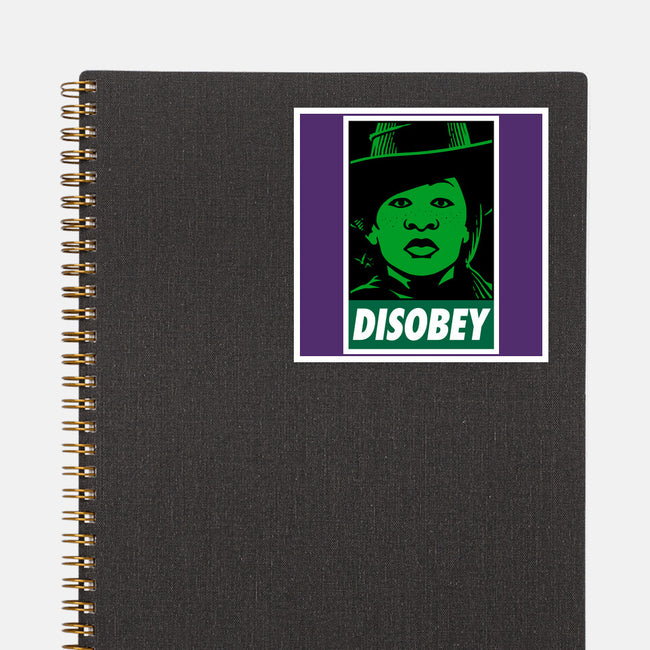 Disobey The Wizard-None-Glossy-Sticker-patrickgp