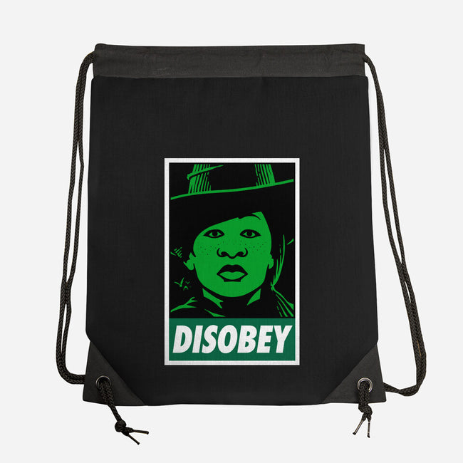 Disobey The Wizard-None-Drawstring-Bag-patrickgp