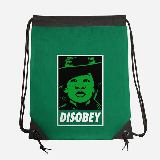 Disobey The Wizard-None-Drawstring-Bag-patrickgp