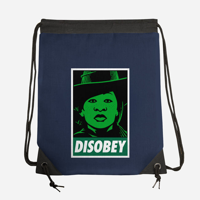 Disobey The Wizard-None-Drawstring-Bag-patrickgp