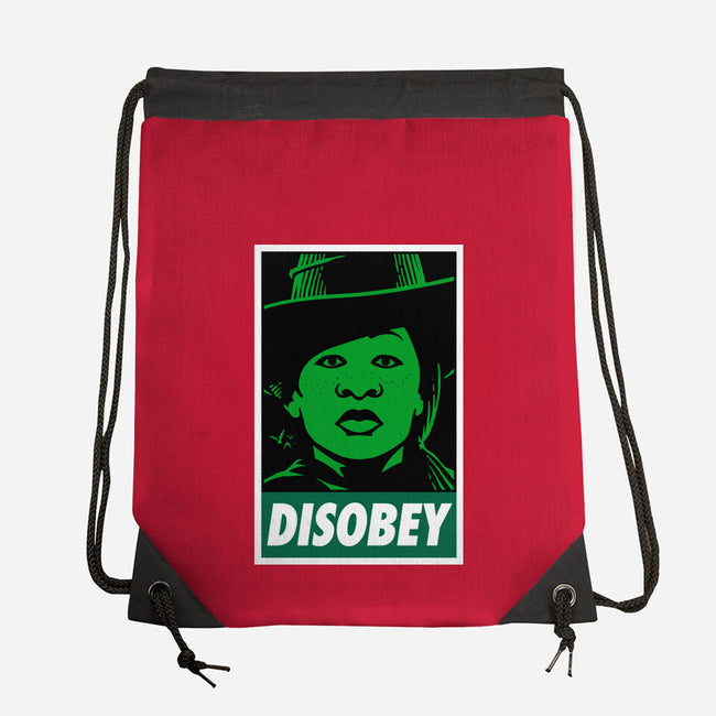 Disobey The Wizard-None-Drawstring-Bag-patrickgp