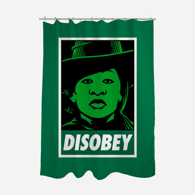 Disobey The Wizard-None-Polyester-Shower Curtain-patrickgp