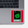 Disobey The Wizard-None-Glossy-Sticker-patrickgp