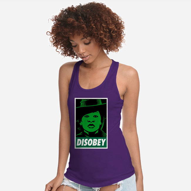 Disobey The Wizard-Womens-Racerback-Tank-patrickgp