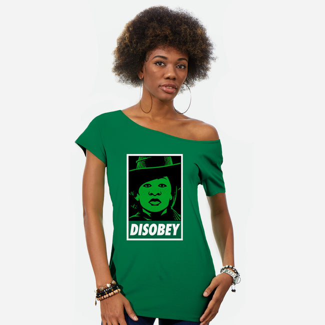 Disobey The Wizard-Womens-Off Shoulder-Tee-patrickgp