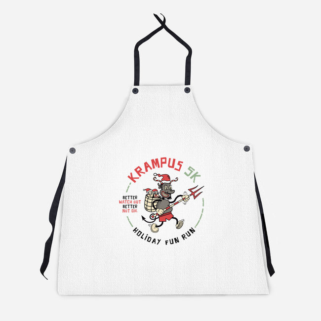 Krampus 5K Fun Run-Unisex-Kitchen-Apron-hbdesign