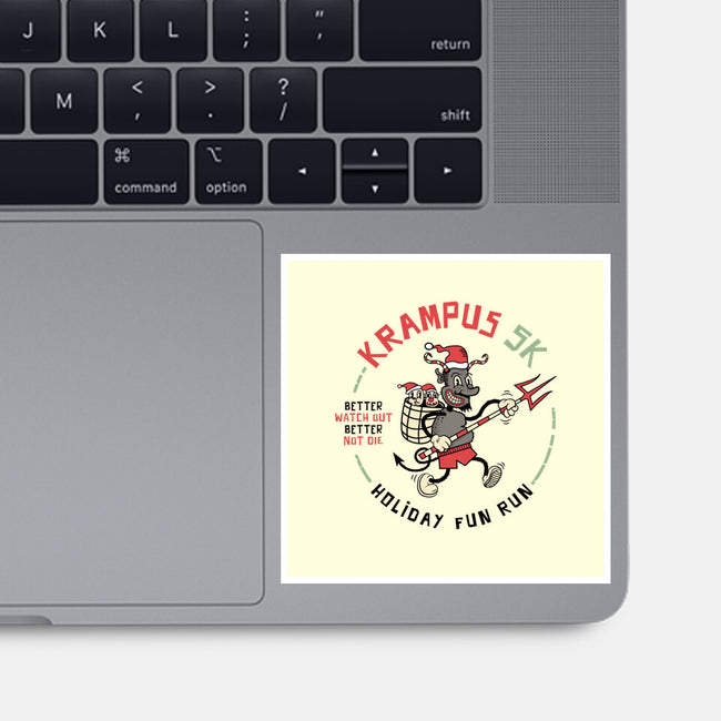 Krampus 5K Fun Run-None-Glossy-Sticker-hbdesign