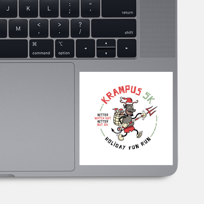 Krampus 5K Fun Run-None-Glossy-Sticker-hbdesign