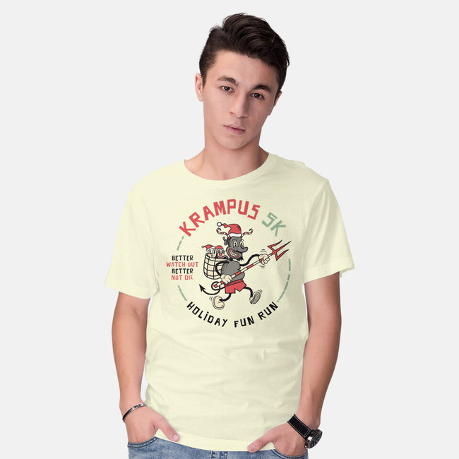 Krampus 5K Fun Run-Mens-Basic-Tee-hbdesign