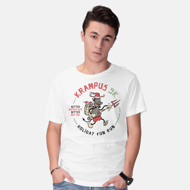 Krampus 5K Fun Run-Mens-Basic-Tee-hbdesign