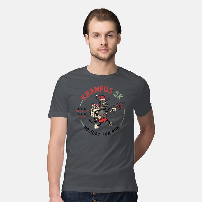 Krampus 5K Fun Run-Mens-Premium-Tee-hbdesign