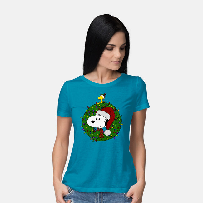 Merry Christmasnuts-Womens-Basic-Tee-Alexhefe