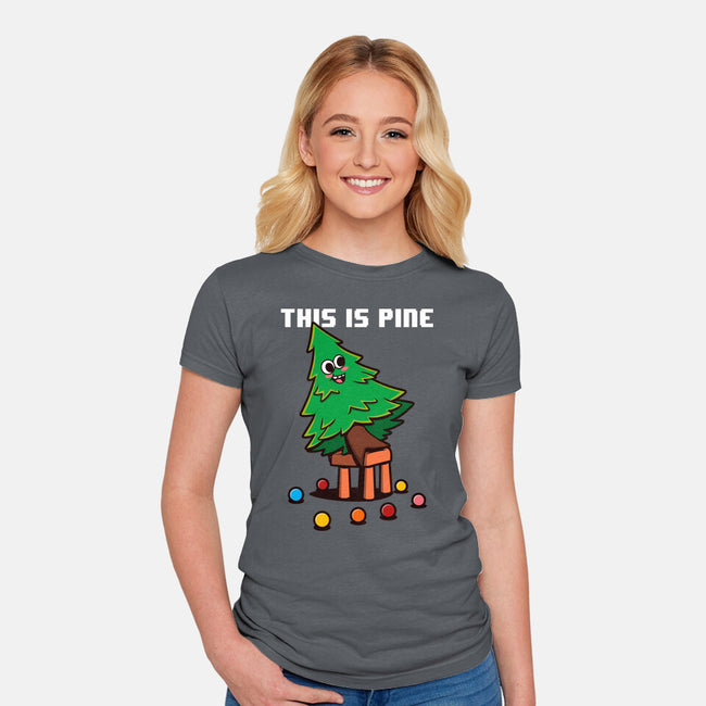 This Is Pine-Womens-Fitted-Tee-Boggs Nicolas