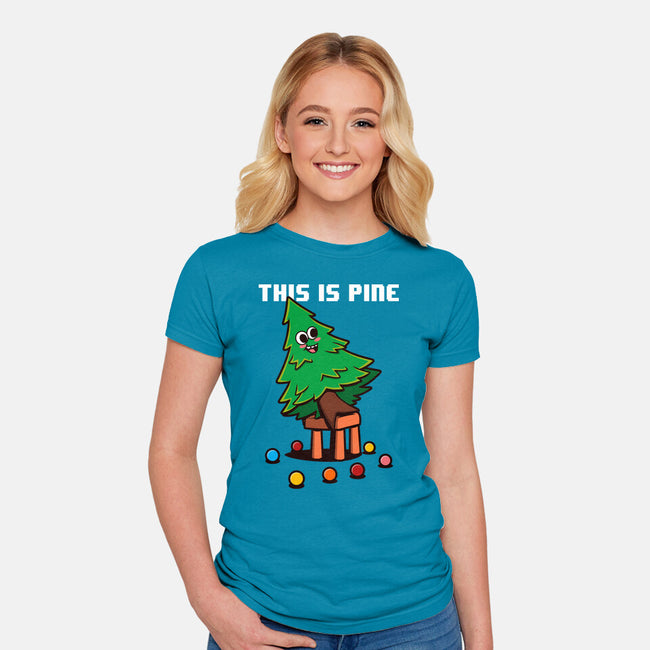 This Is Pine-Womens-Fitted-Tee-Boggs Nicolas