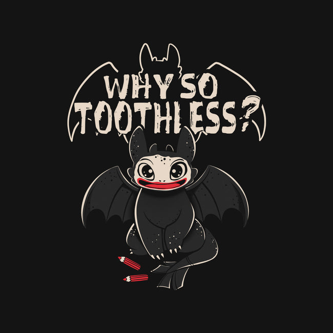 Why So Toothless-None-Drawstring-Bag-yumie