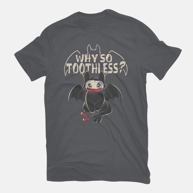 Why So Toothless-Womens-Fitted-Tee-yumie