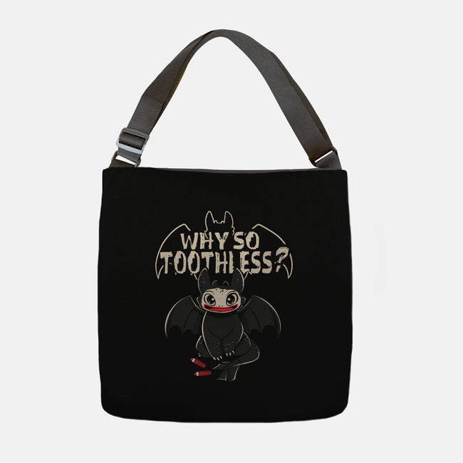 Why So Toothless-None-Adjustable Tote-Bag-yumie