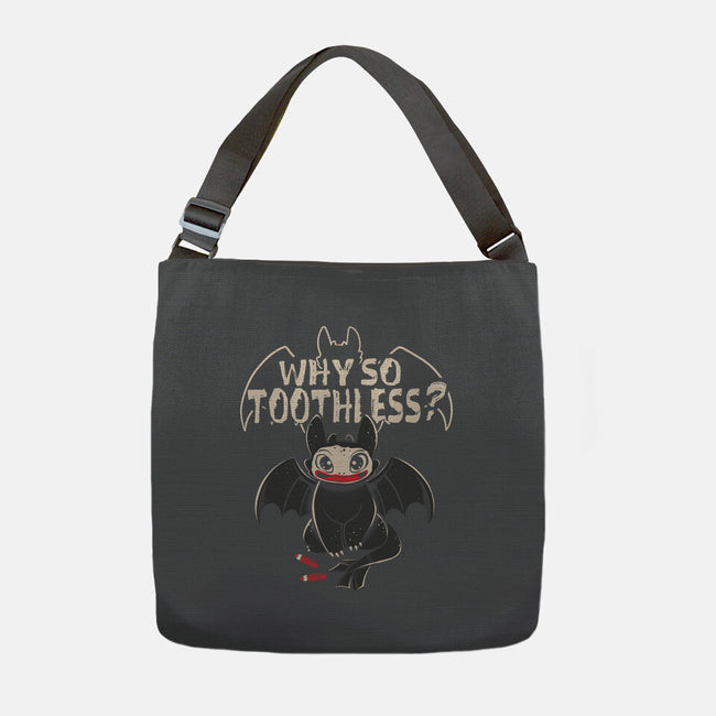 Why So Toothless-None-Adjustable Tote-Bag-yumie