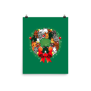 Kittens Christmas Wreath