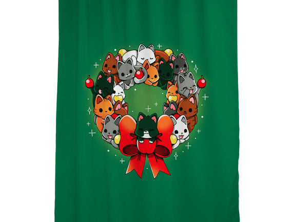 Kittens Christmas Wreath