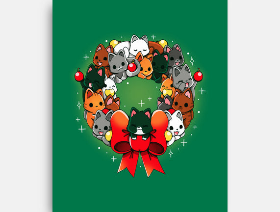 Kittens Christmas Wreath