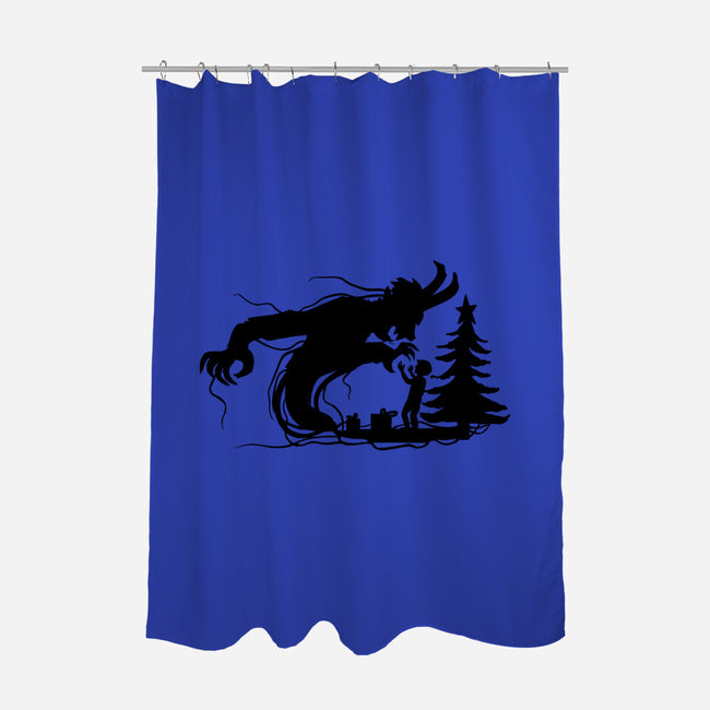 Merry Krampus Night-None-Polyester-Shower Curtain-dalethesk8er