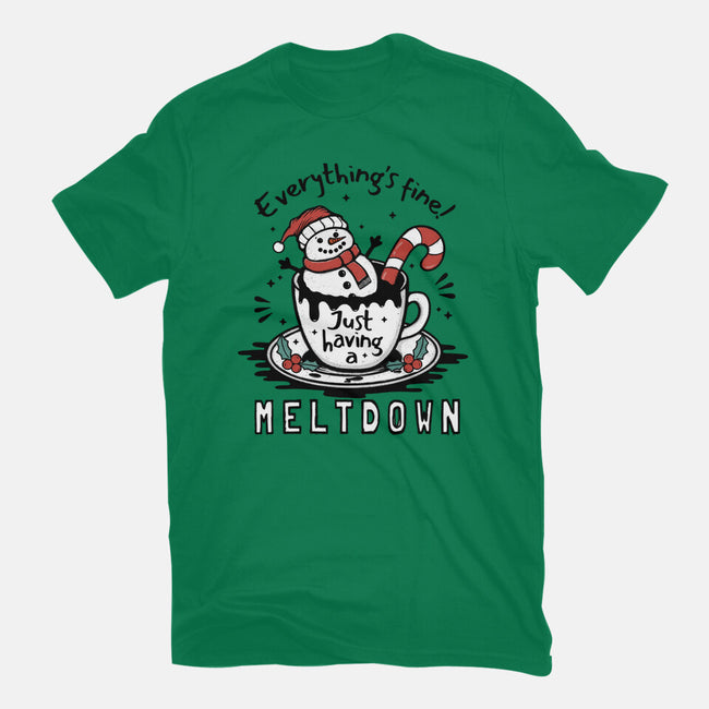 Just Having A Meltdown-Unisex-Basic-Tee-Trendlory