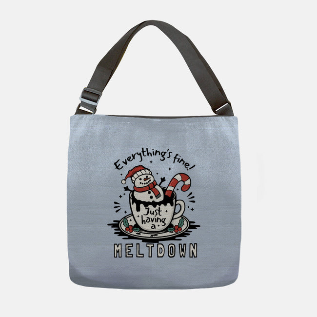 Just Having A Meltdown-None-Adjustable Tote-Bag-Trendlory