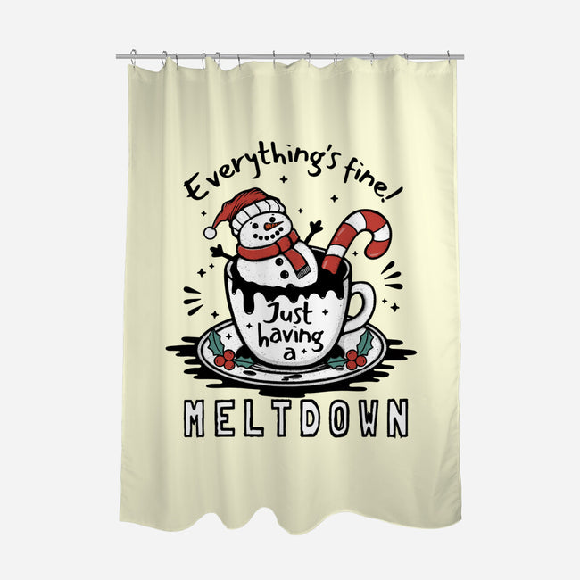 Just Having A Meltdown-None-Polyester-Shower Curtain-Trendlory