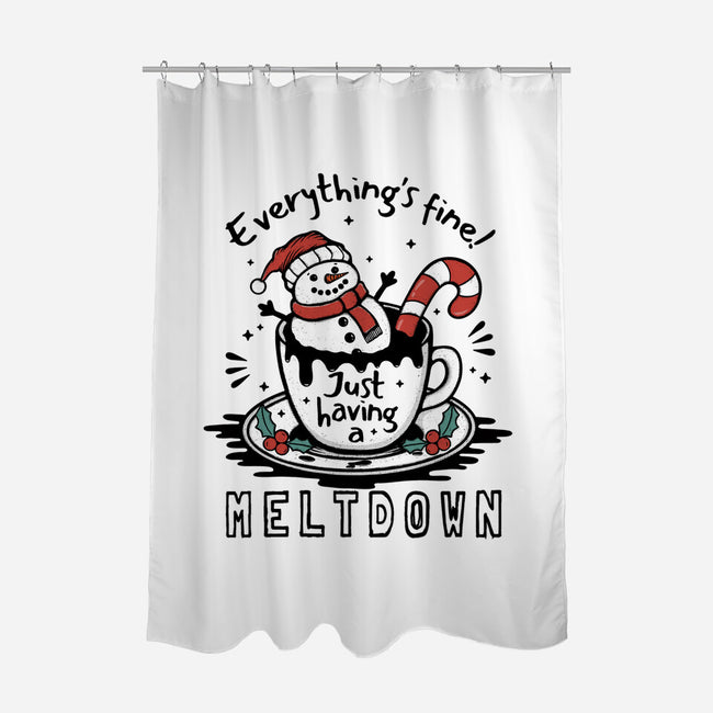 Just Having A Meltdown-None-Polyester-Shower Curtain-Trendlory