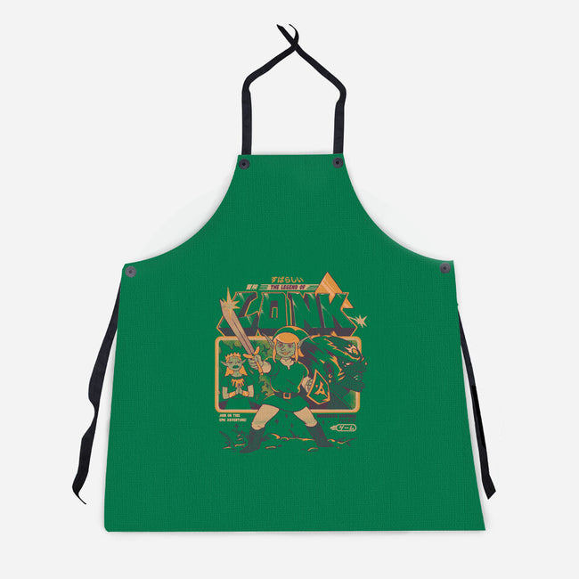 Legend Of Lonk-Unisex-Kitchen-Apron-ilustrata