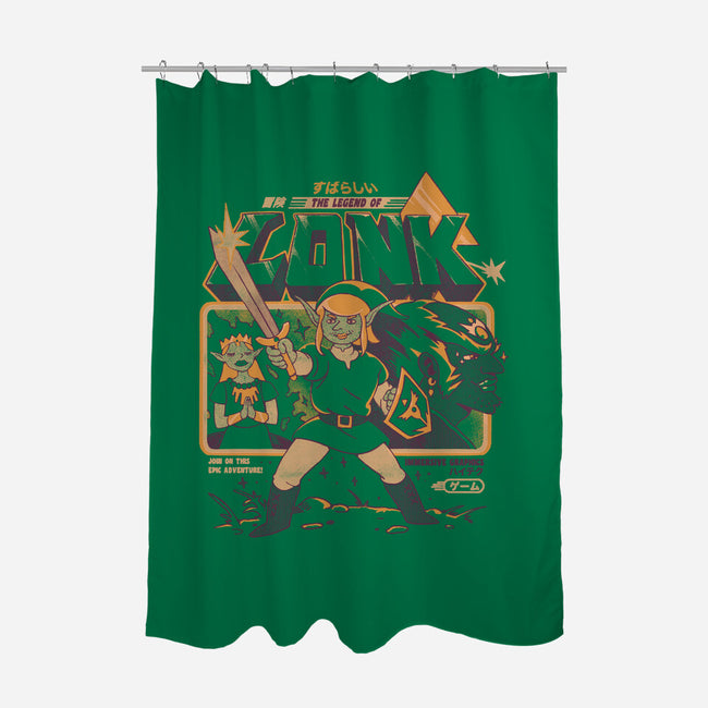 Legend Of Lonk-None-Polyester-Shower Curtain-ilustrata