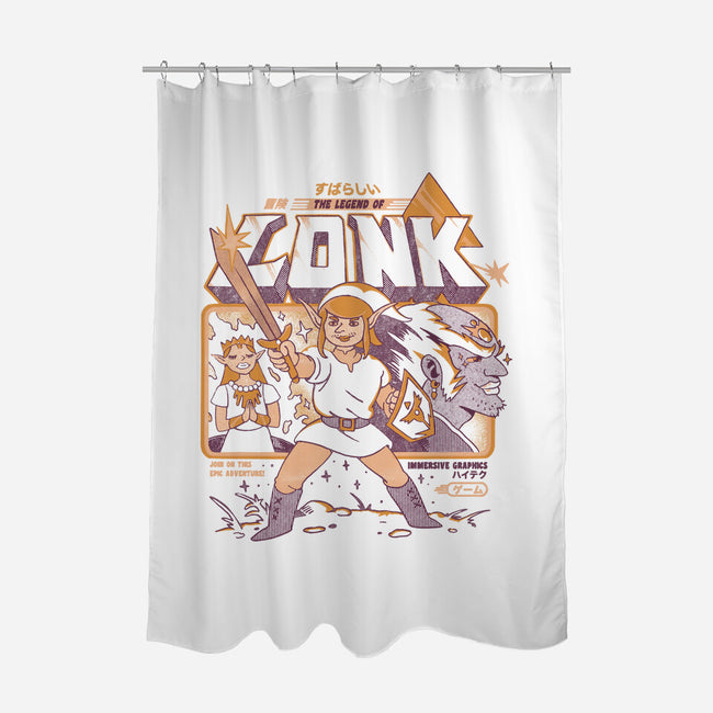 Legend Of Lonk-None-Polyester-Shower Curtain-ilustrata