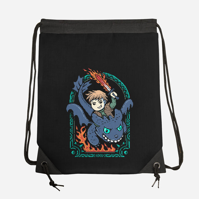 Dragon's Trainer-None-Drawstring-Bag-marsdkart