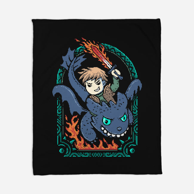 Dragon's Trainer-None-Fleece-Blanket-marsdkart