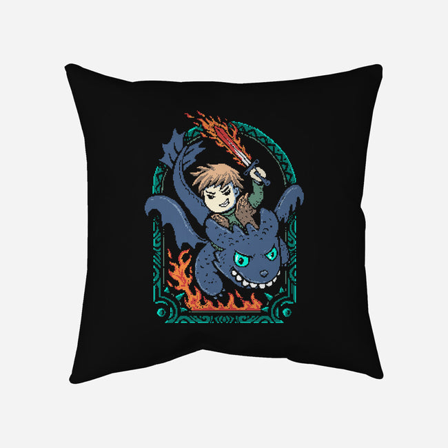 Dragon's Trainer-None-Removable Cover w Insert-Throw Pillow-marsdkart