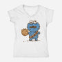 Don't Feed The Wookiee Monster-Womens-V-Neck-Tee-kg07