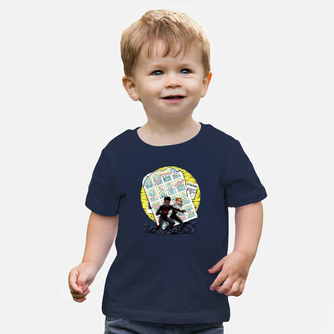 Days Of Spider Past-Baby-Basic-Tee-zascanauta