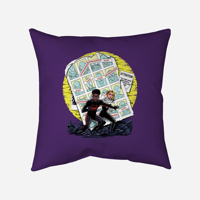 Days Of Spider Past-None-Removable Cover w Insert-Throw Pillow-zascanauta