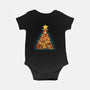 Reindeer Xmas Tree-Baby-Basic-Onesie-Vallina84