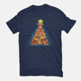 Reindeer Xmas Tree-Unisex-Basic-Tee-Vallina84