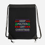 Keep Politics Off Christmas-None-Drawstring-Bag-Boggs Nicolas