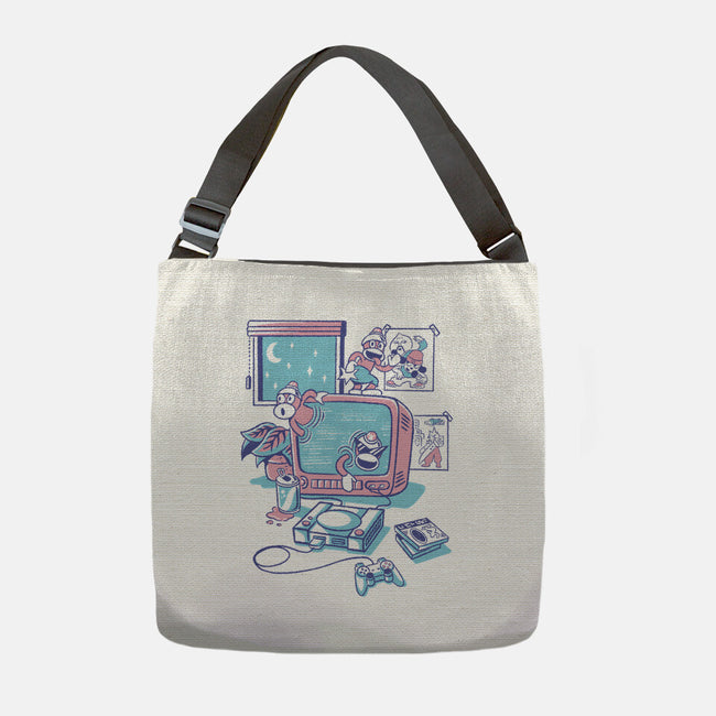 Carefree Days-None-Adjustable Tote-Bag-Henrique Torres