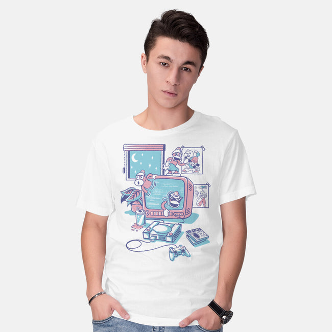 Carefree Days-Mens-Basic-Tee-Henrique Torres