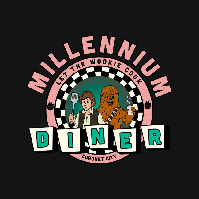 Millennium Diner-Womens-Basic-Tee-milasneeze