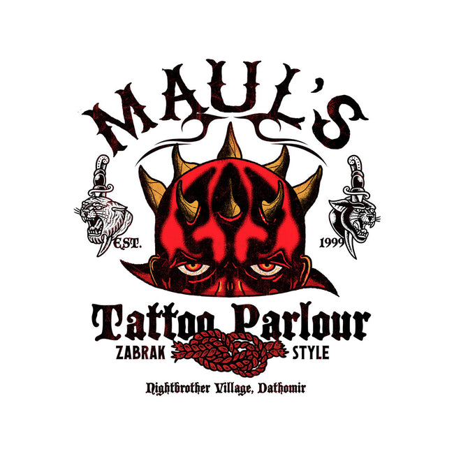 Maul's Tattoo Parlour-None-Drawstring-Bag-Arinesart