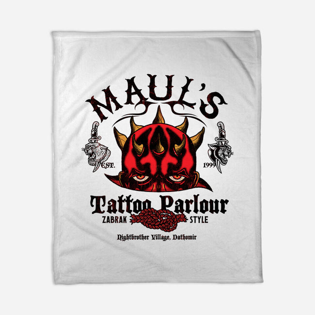 Maul's Tattoo Parlour-None-Fleece-Blanket-Arinesart