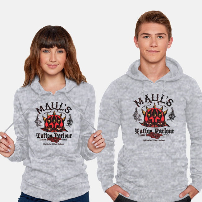 Maul's Tattoo Parlour-Unisex-Pullover-Sweatshirt-Arinesart